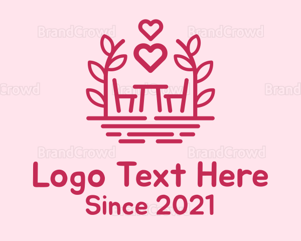 Chair & Table Romantic Logo