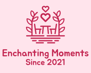 Romantic - Chair & Table Romantic logo design