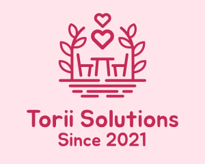 Chair & Table Romantic logo design