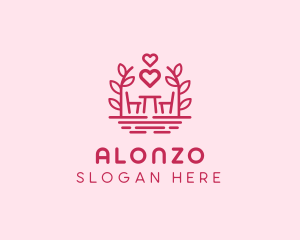 Chair & Table Romantic logo design