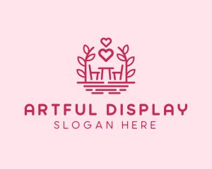 Chair & Table Romantic logo design