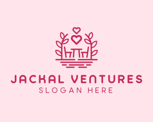 Chair & Table Romantic logo design