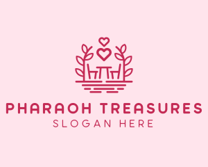 Chair & Table Romantic logo design