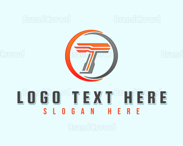 Professional Automotive Letter T Logo