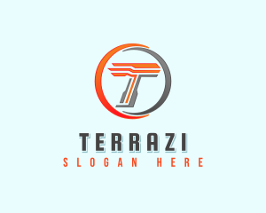 Professional Automotive Letter T logo design