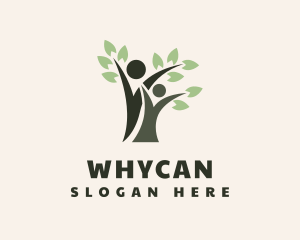 Vegan - Holistic Wellness People Tree logo design