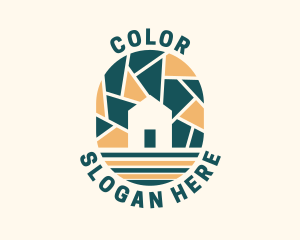 Stripes - Mosaic Home Realtor logo design
