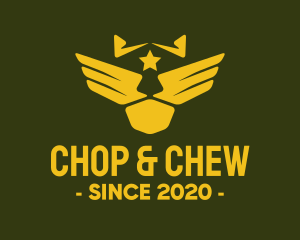 Ranking - Military Pilot Golden Wings logo design
