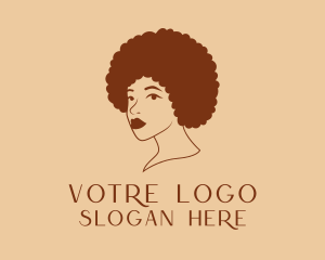 Beauty Afro Woman Logo