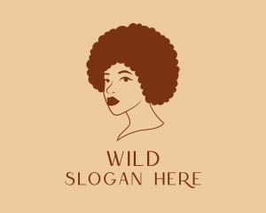 Beauty Afro Woman Logo