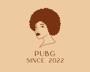 Hair Salon - Beauty Afro Woman logo design