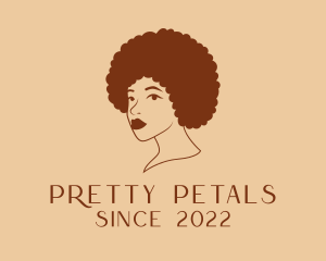 Beauty Afro Woman logo design