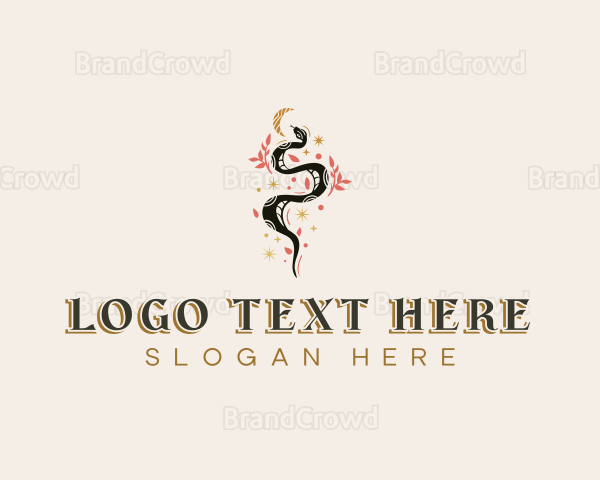 Celestial Boho Snake Logo