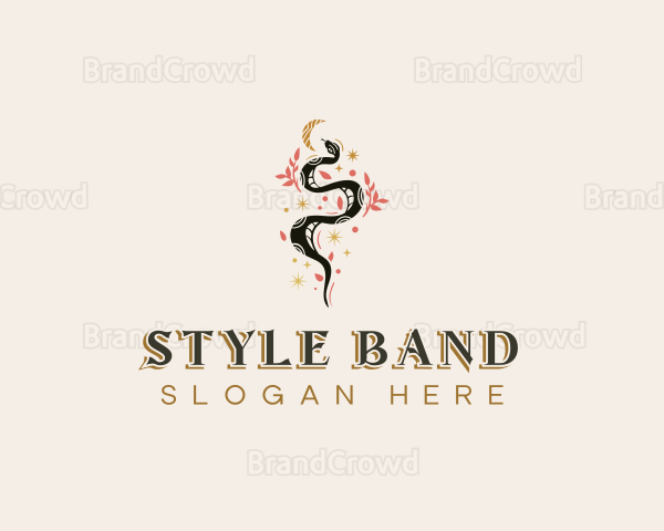 Celestial Boho Snake Logo