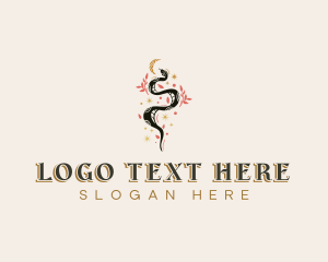 Celestial - Celestial Boho Snake logo design