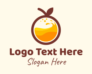 Produce - Orange Fruit Juice logo design