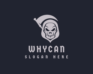 Gaming - Grim Reaper Skull logo design