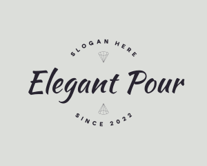 Elegant Cursive Company logo design