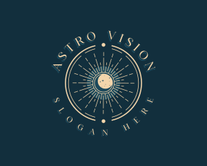 Mystical Cosmic Astrology logo design