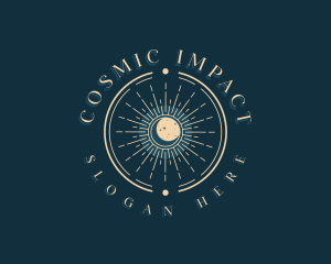 Mystical Cosmic Astrology logo design