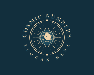 Mystical Cosmic Astrology logo design