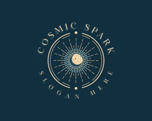 Mystical Cosmic Astrology logo design