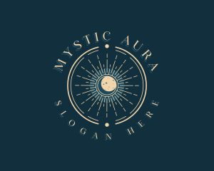 Mystical Cosmic Astrology logo design