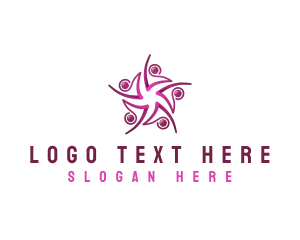 Team - Human Team Organization logo design
