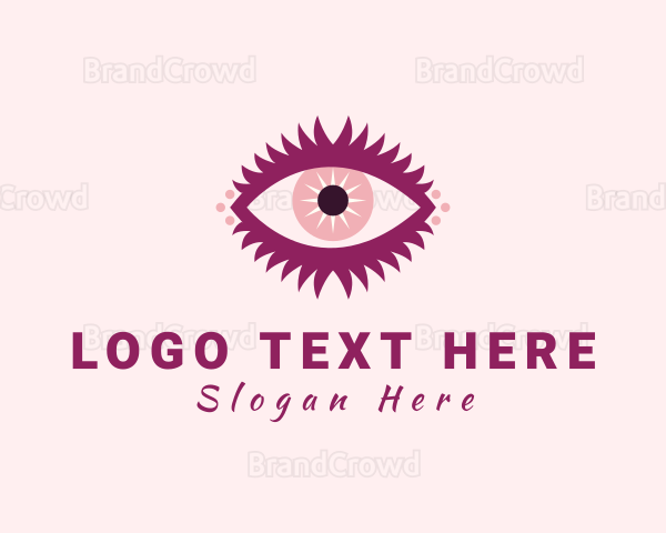 Cosmetic Beauty Eyelash Logo