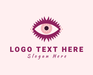 Cosmetology - Cosmetic Beauty Eyelash logo design