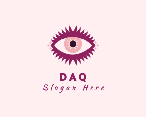 Eye - Cosmetic Beauty Eyelash logo design