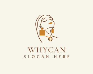 Luxury Woman Jewelry Logo