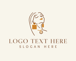 Luxury Woman Jewelry Logo