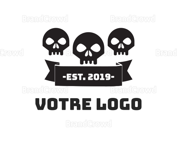 Skull Gang Logo | BrandCrowd Logo Maker Logo