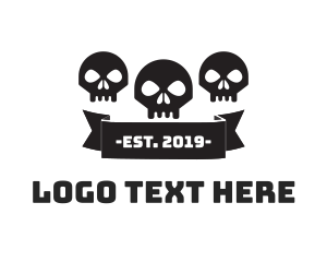 Zombie - Skull Gang Clan logo design