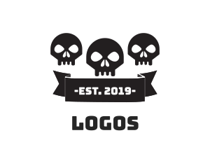Navy - Skull Gang Clan logo design