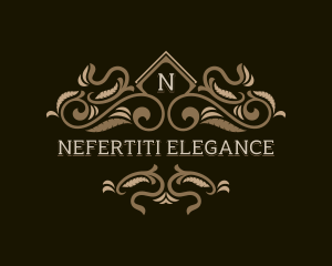 Stylish Floral Salon logo design