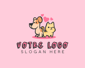 Dog Cat Pet Logo