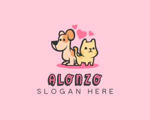 Dog Cat Pet logo design