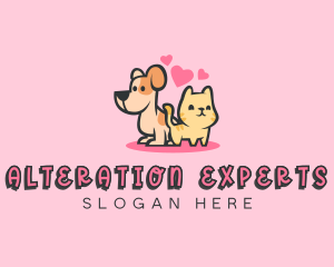 Dog Cat Pet logo design