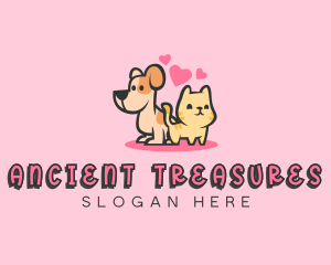 Dog Cat Pet logo design