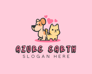 Dog Cat Pet logo design