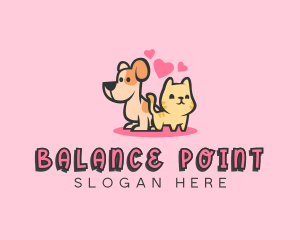 Dog Cat Pet logo design