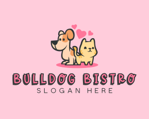 Dog Cat Pet logo design