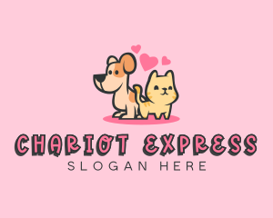 Dog Cat Pet logo design