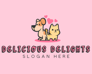 Dog Cat Pet logo design