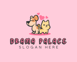 Dog Cat Pet logo design