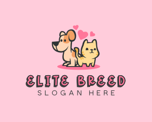 Dog Cat Pet logo design