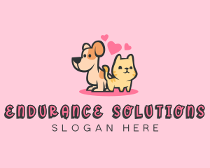 Dog Cat Pet logo design