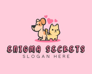 Dog Cat Pet logo design